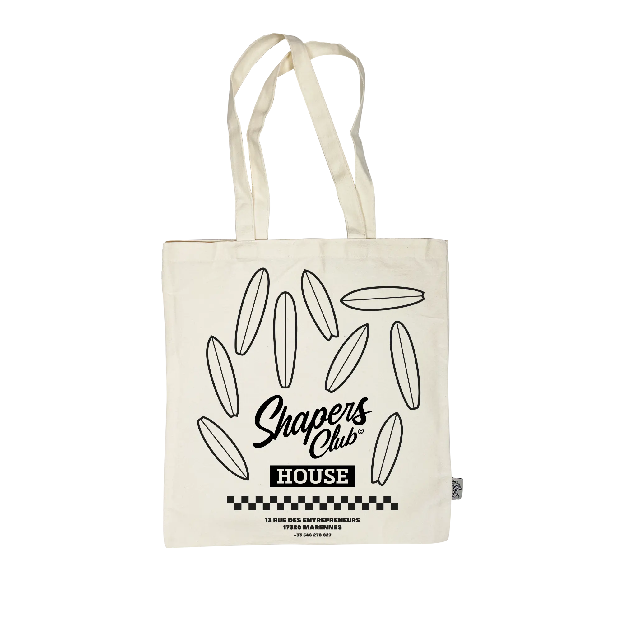 Shapers club - Tote Bag - Factory tour beige Shapers club