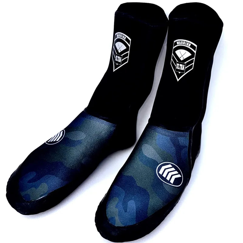 Wetty - Chaussons - Warrior Ultra Camo 3/3 mm bleu
