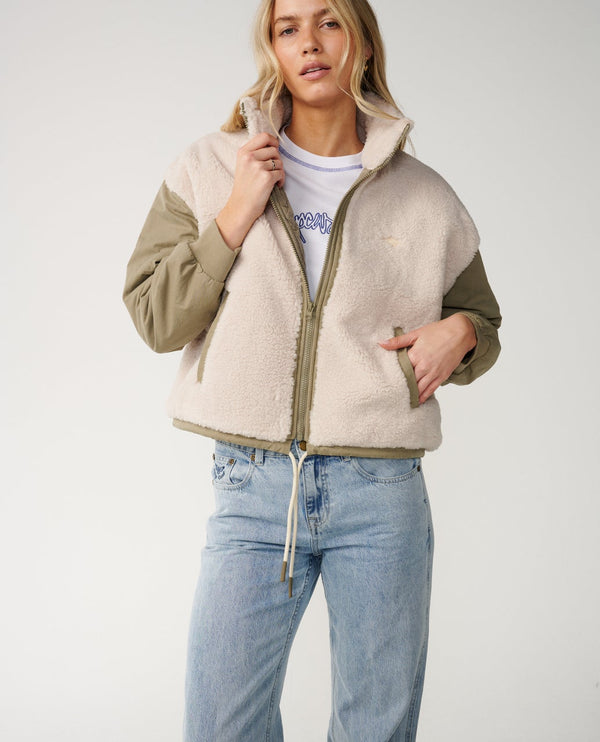 Rip curl - Jackets & coveralls - Venture Sherpa Jacket green