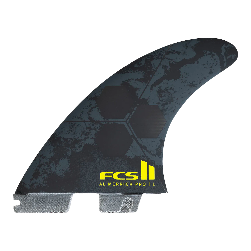 Ailerons Thruster FCS Ⅱ - Carver Shapers series (Al Merrick) PG Performance Glass - Large - Noir