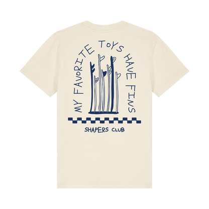 Shapers Club - T-Shirt Kids - Kids quiver - Beige - Face arrière