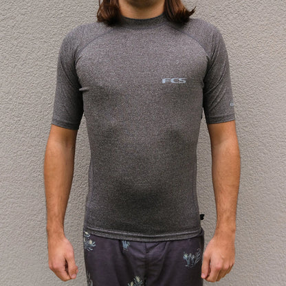 FCS - Accessoires - Essentiel ss rash vest heather Gris - photo 2