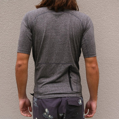 FCS - Accessoires - Essentiel ss rash vest heather Gris - photo 3