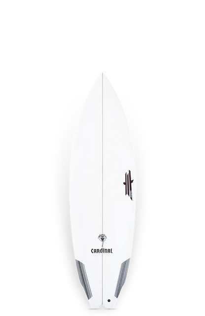 Cardinal Surfboards — Twin perf baby channels — 5'10" - photo 1