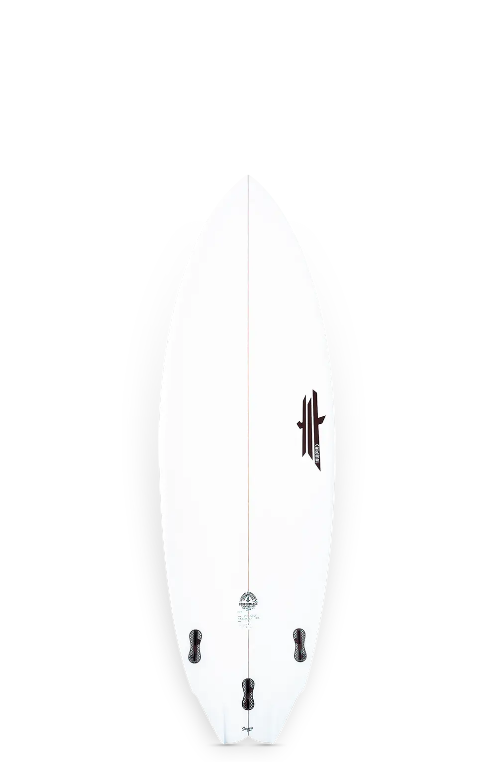 Cardinal Surfboards — Twin perf baby channels — 5'10" - photo 2