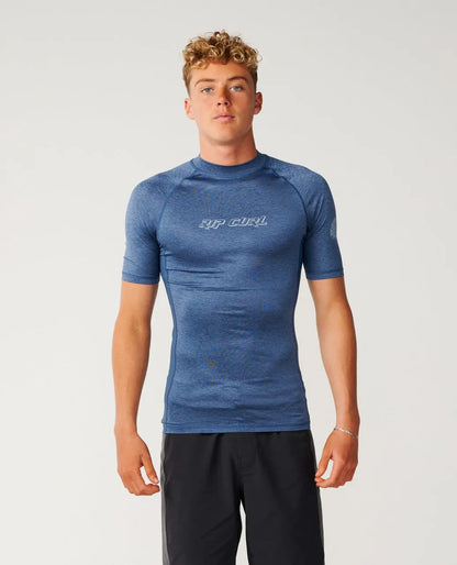 DAWN PATROL UPF S/S S BLEU BLUE MARLE - photo 1