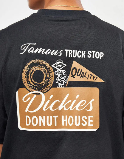 Dickies - DONUT HOUSE TEE SS BLACK L / UE 43 - 44 / US 33 - 34 - photo 3