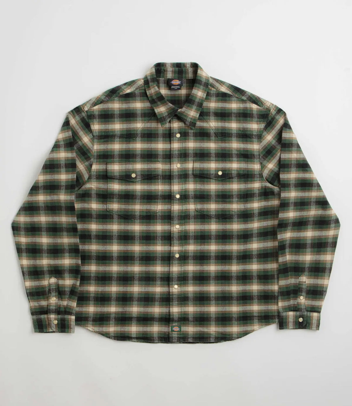 Dickies - JOHNSONVILLE SHIRT LS PINE NEEDLE L / UE 43 - 44 / US 33 - 34 - photo 1