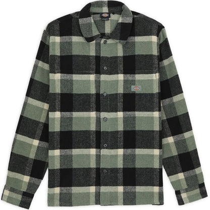 Dickies - PLAID COALING LS SHIRT SEA SPRAY L / UE 43 - 44 / US 33 - 34 - photo 1