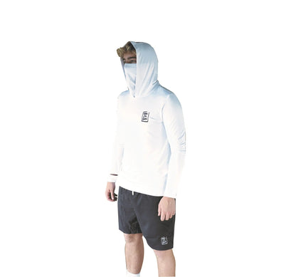 Grajagan - UPF 50 - SURF TEE MANCHES LONGUES/CAPUCHE TAH7 BLANC - photo 2