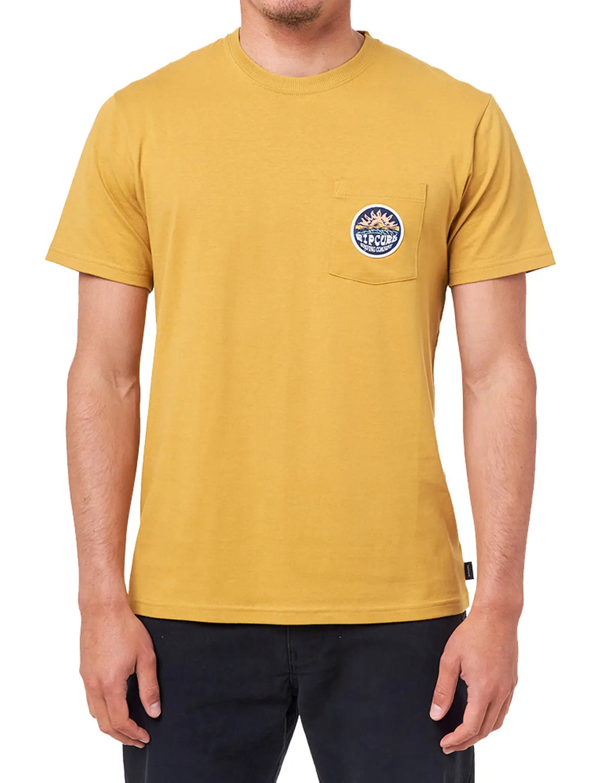 HORIZON BADGE SS TEE XS / UE 36 - 39 / US 26 - 29 JAUNE FALL WINTER 2024 - photo 1