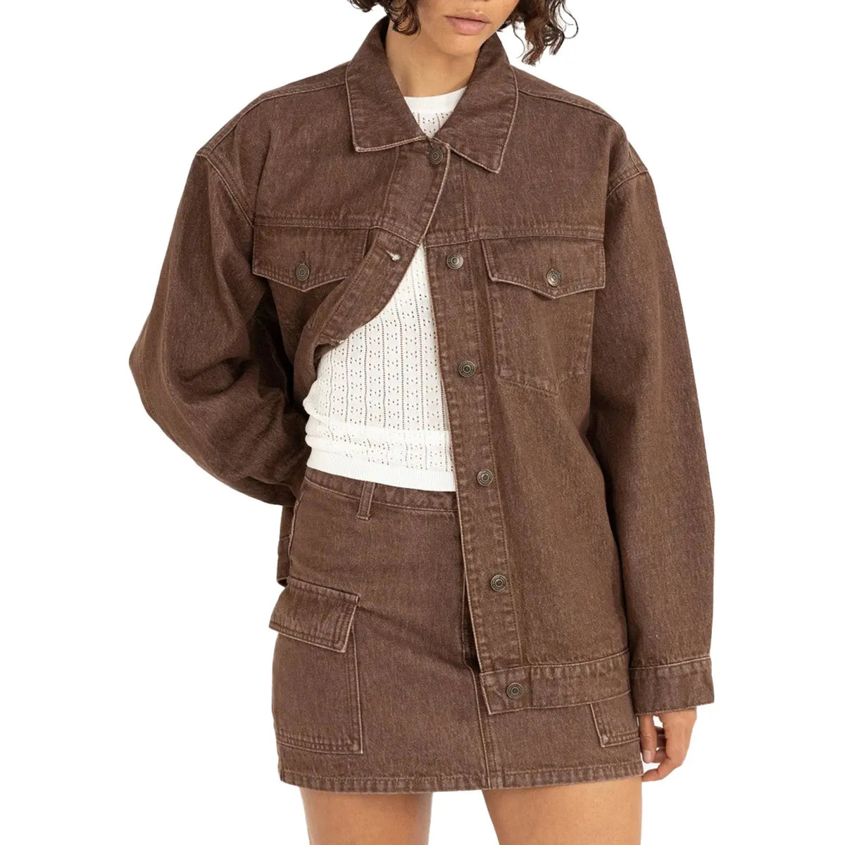 Rhythm - OVERSIZED DENIM JACKET M / UE 42  / US 32 - photo 1