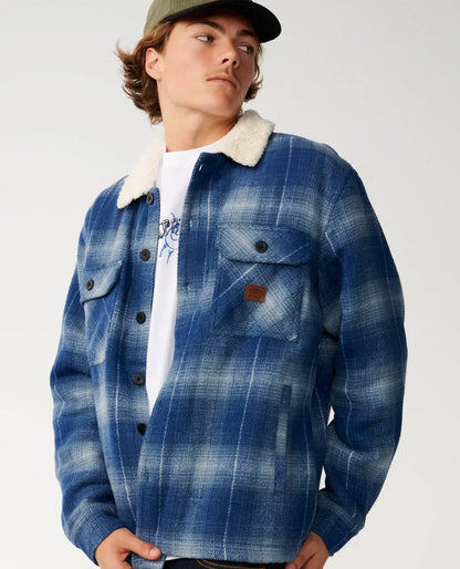 Rip Curl - Belle Sherpa Jacket Bleu L / UE 43 - 44 / US 33 - 34 - photo 2