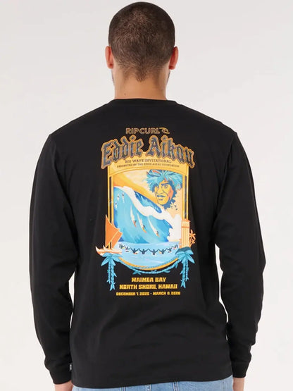 RIP CURL - TEE SHIRT LS - EWG - BLACK L - photo 2