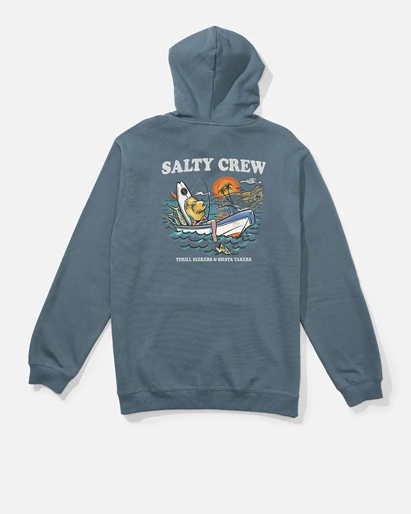 SALTY CREW - HOODED SWEAT - DOWNTIME SLATE XL - photo 1
