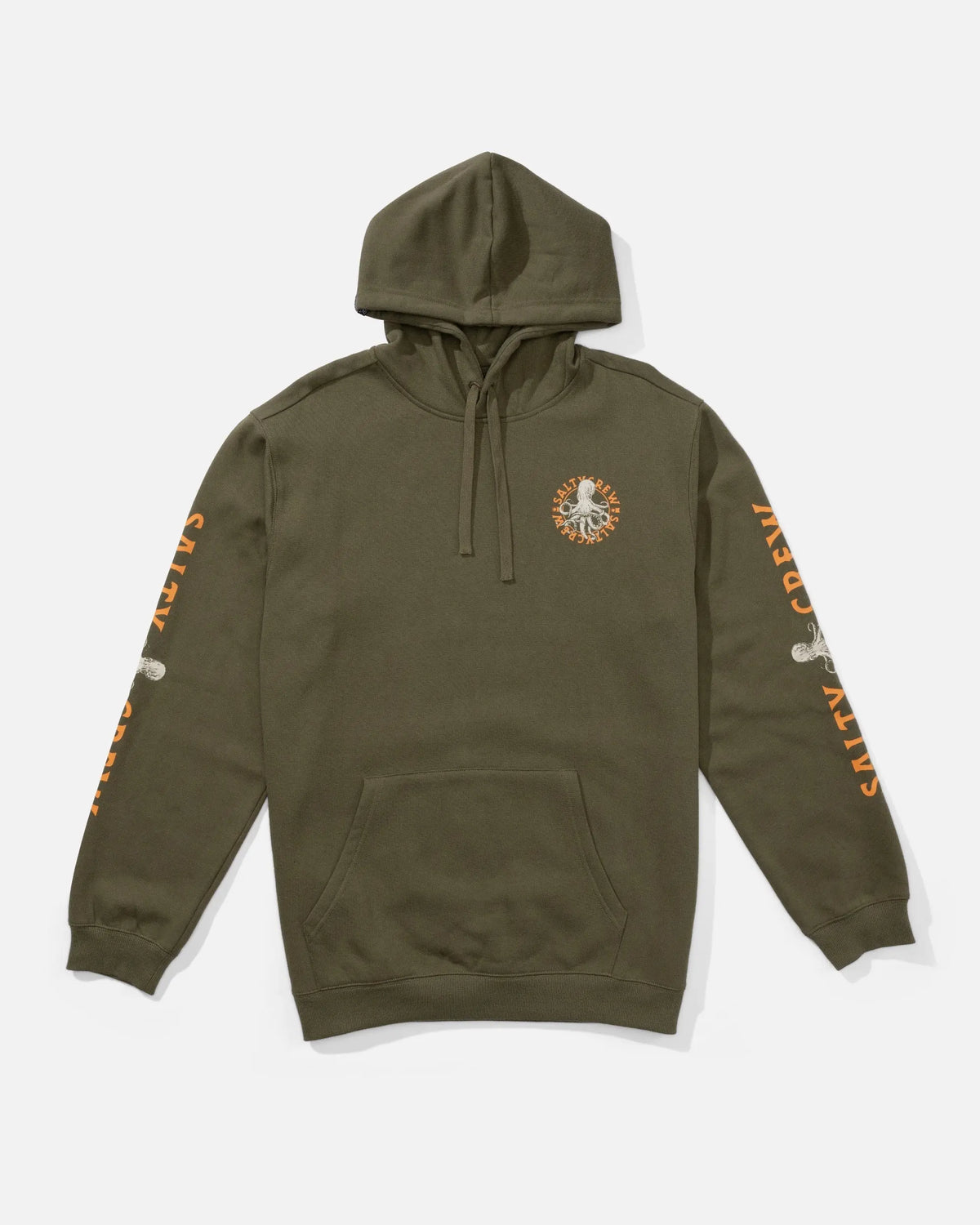 SALTY CREW - HOODED SWEAT - TENTACLES DUSTY OLIVE 10 - photo 1