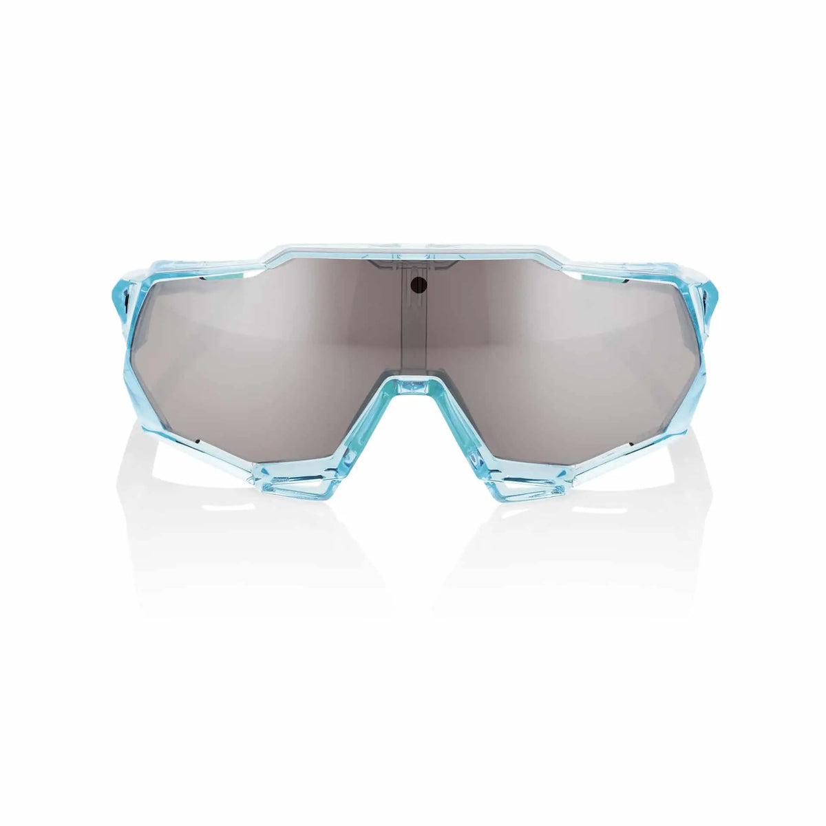 SPEEDTRAP POLISHED TRANSLUCENT MINT HIPER SILVER MIRROR LENS - photo 2