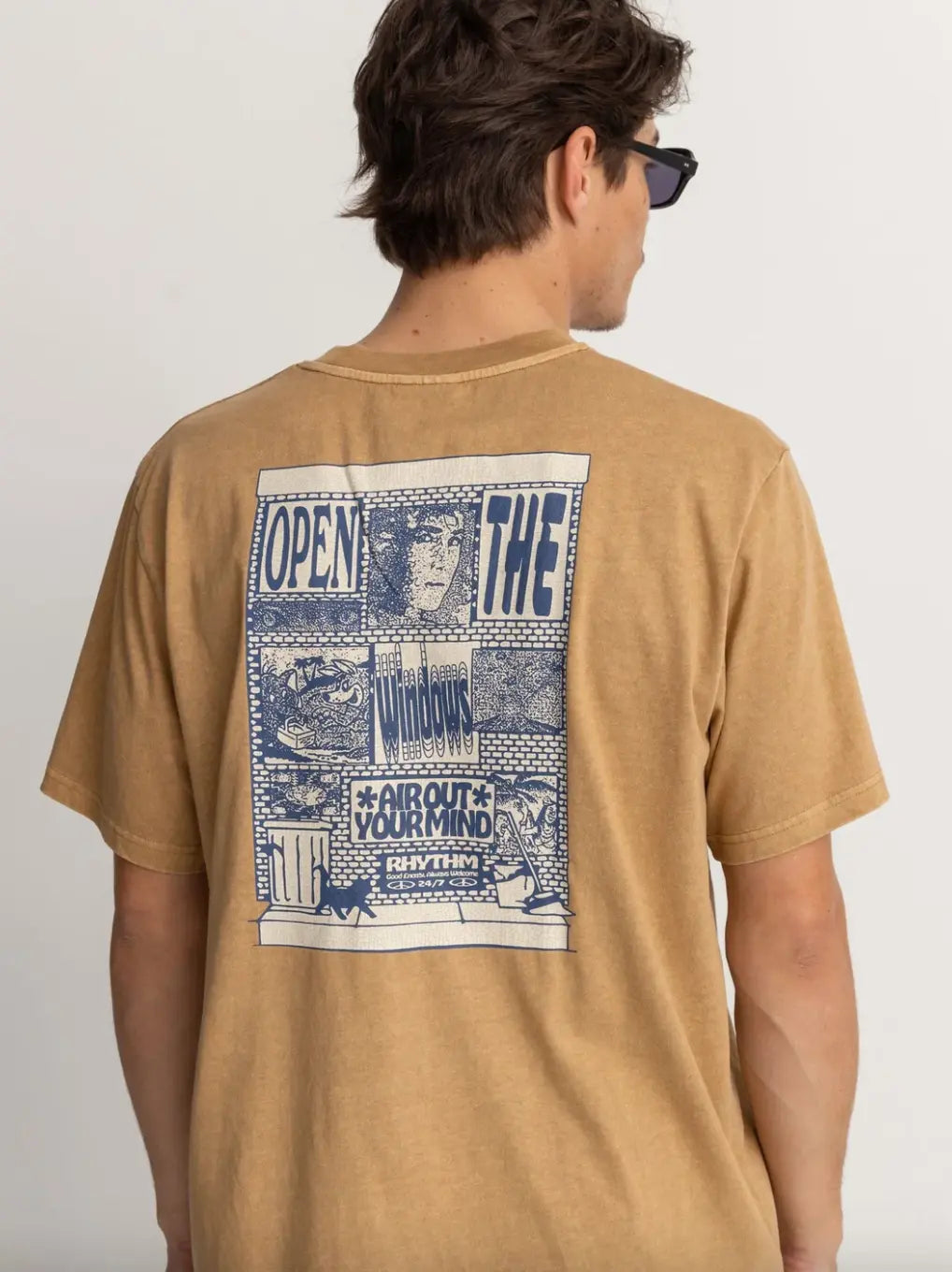 WINDOWS VINTAGE SS TSHIRT TAH5 MARRON INCENSE - photo 2