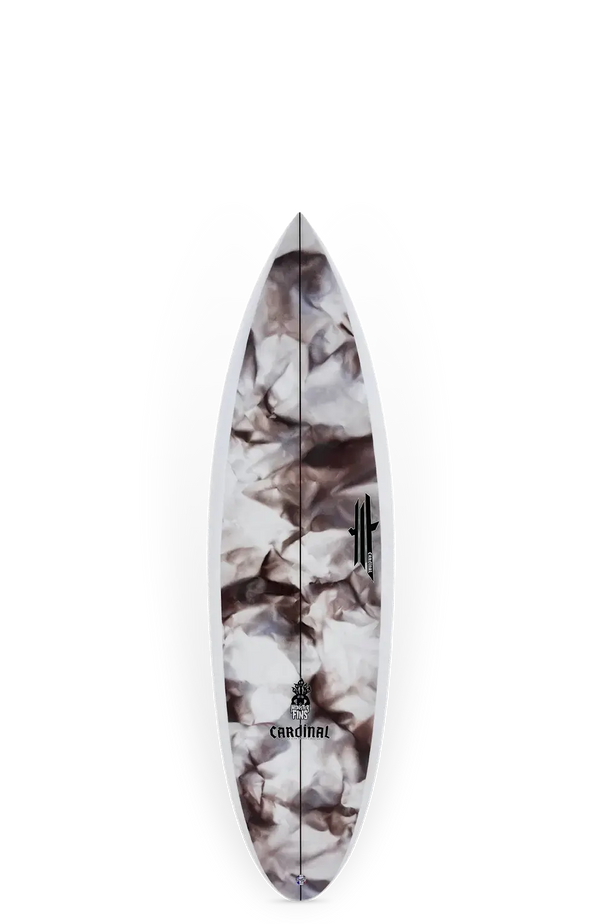 Cardinal surfboards - Monster fins twinzer round tail - 5'10" x 19 7/8" x 2 7/16" - 30.0