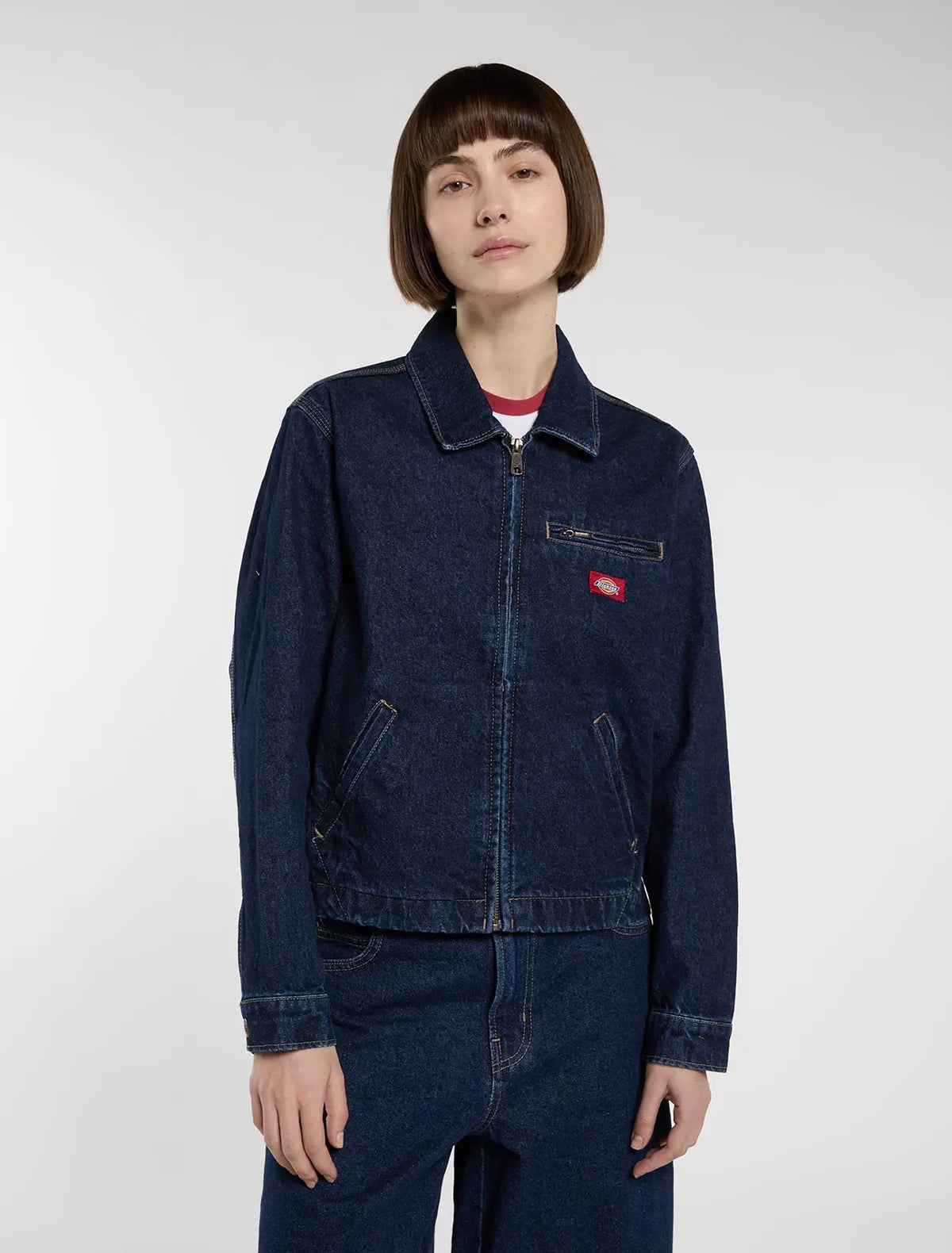 Dickies - Femme - Vestes & surchemises - Denim painter jacket w - Bleu - photo 1