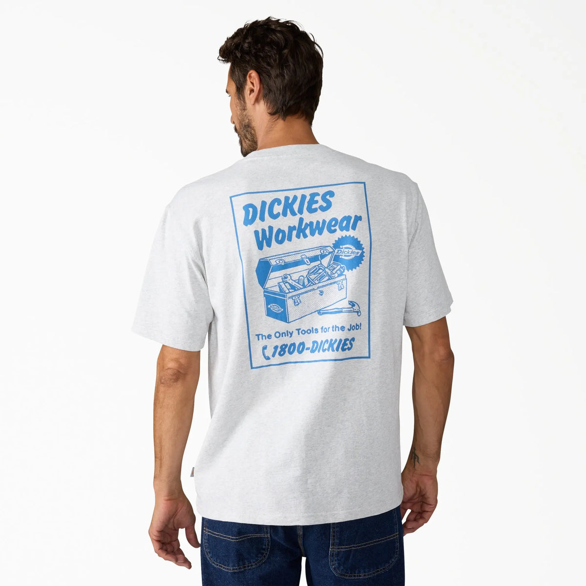 Dickies - Homme - T-shirts - Dry ridge ss tee - Gris - photo 1