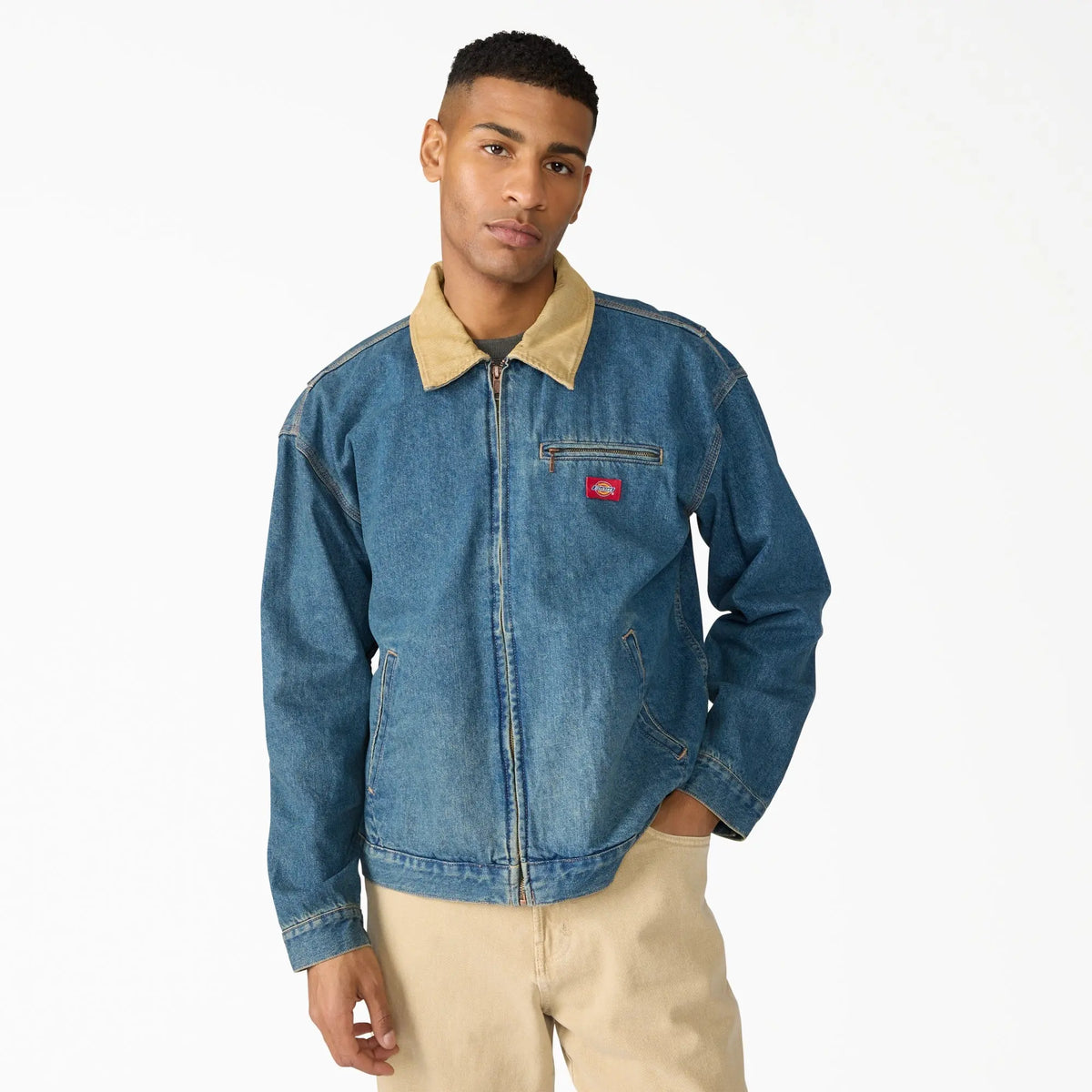 Dickies - Homme - Vestes & surchemises - Denim painter jacket - Vert - photo 1