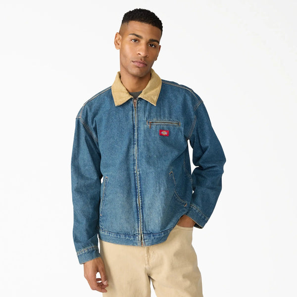Dickies - Homme - Vestes & surchemises - Denim painter jacket - Vert - photo 1