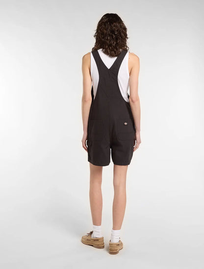 Dickies - Femme - Combinaisons / Combishorts - Lw canvas short bib w - Noir - photo 2
