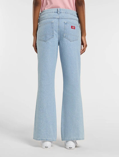 Dickies - Femme - Pantalons - Bootcut jeans w - Bleu - photo 2