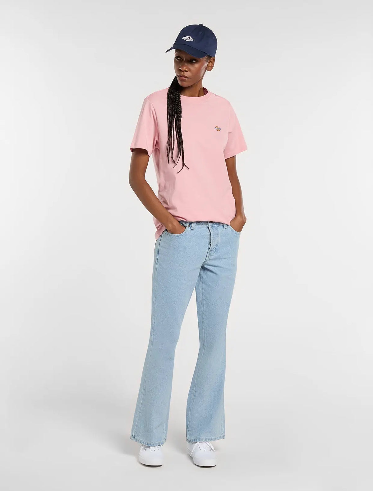Dickies - Femme - Pantalons - Bootcut jeans w - Bleu - photo 3