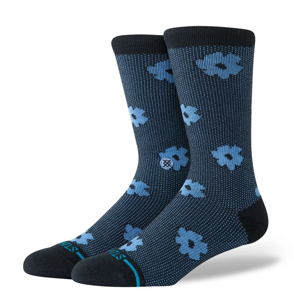 Stance - Chaussettes - Digital Daisy Crew Noir - photo 1
