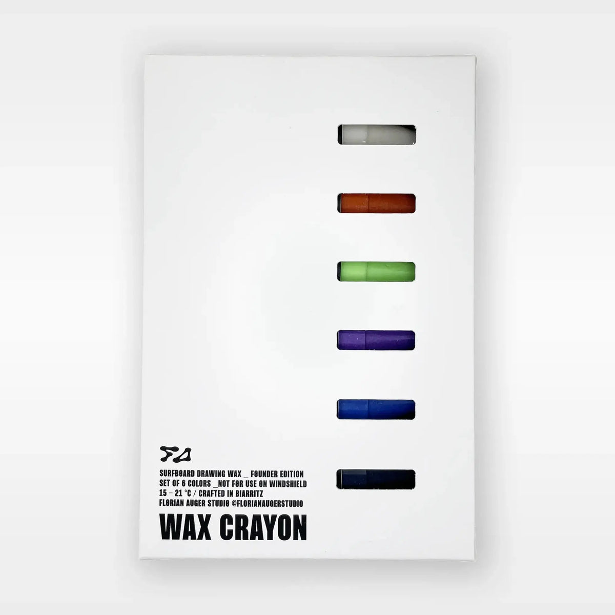 Wax Crayon Boite de Six - photo 2
