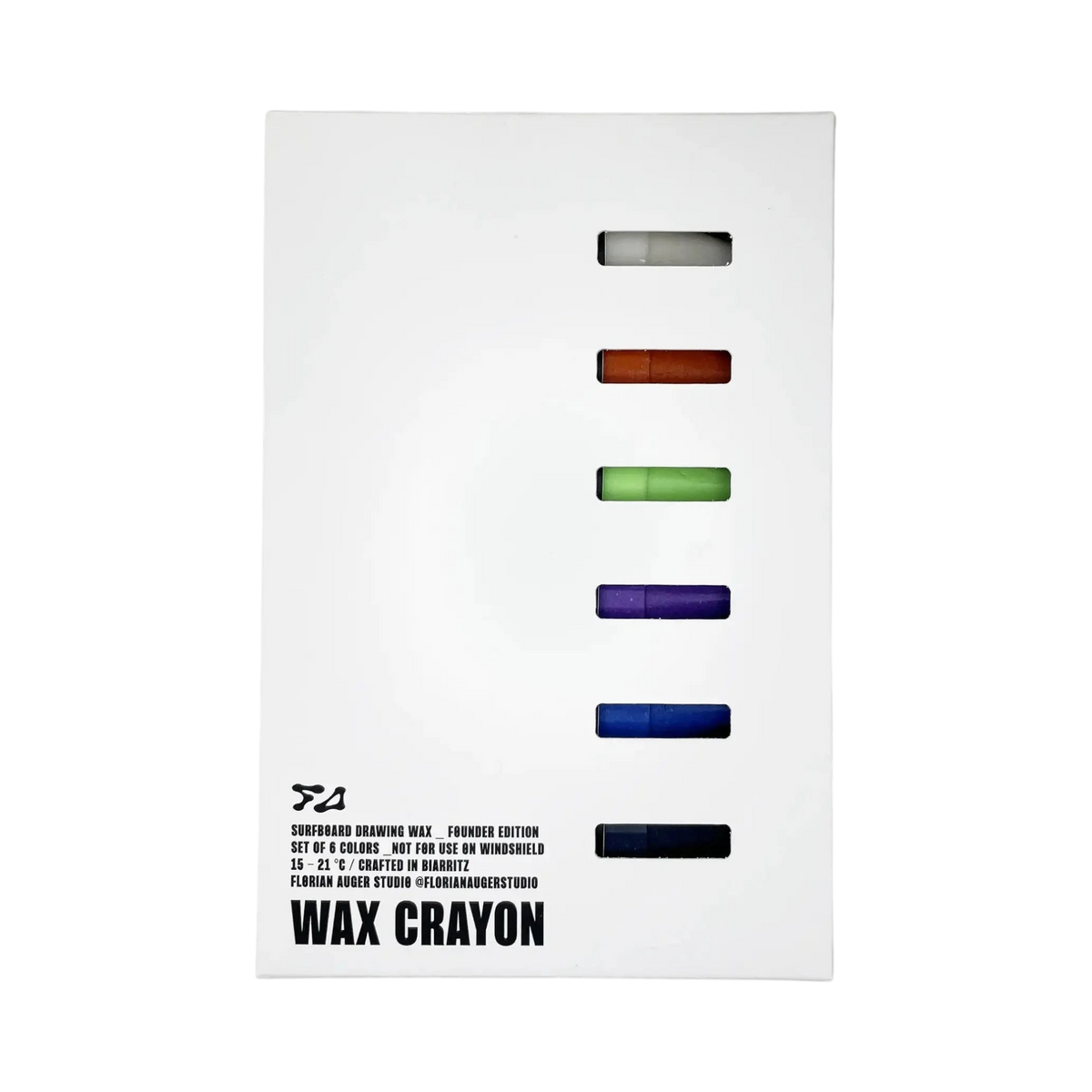 Wax Crayon Boite de Six - photo 2