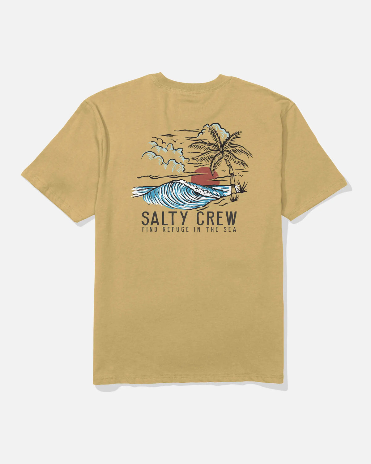 Salty crew - T-shirts - Day off classic jaune - photo 2