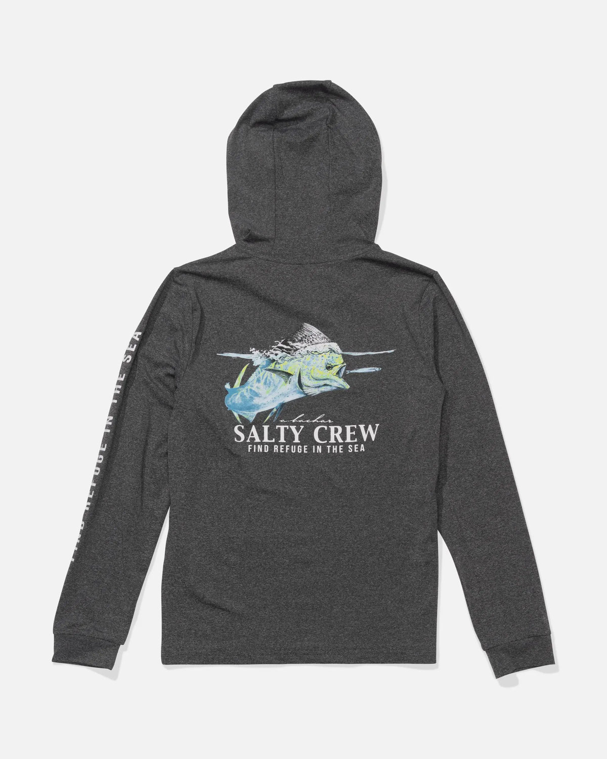 Salty crew - T-shirts manches longues - Mahi surface boys hood sunshirt gris - photo 1