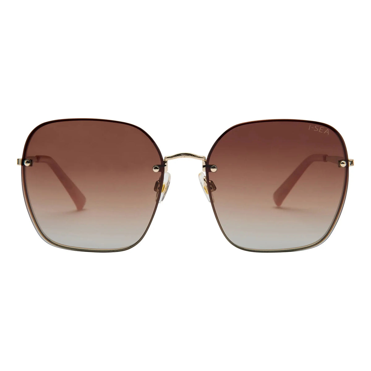 I-SEA - Lunettes de soleil - Metal Frame WIS03EME Gold Brown Polarized - photo 1