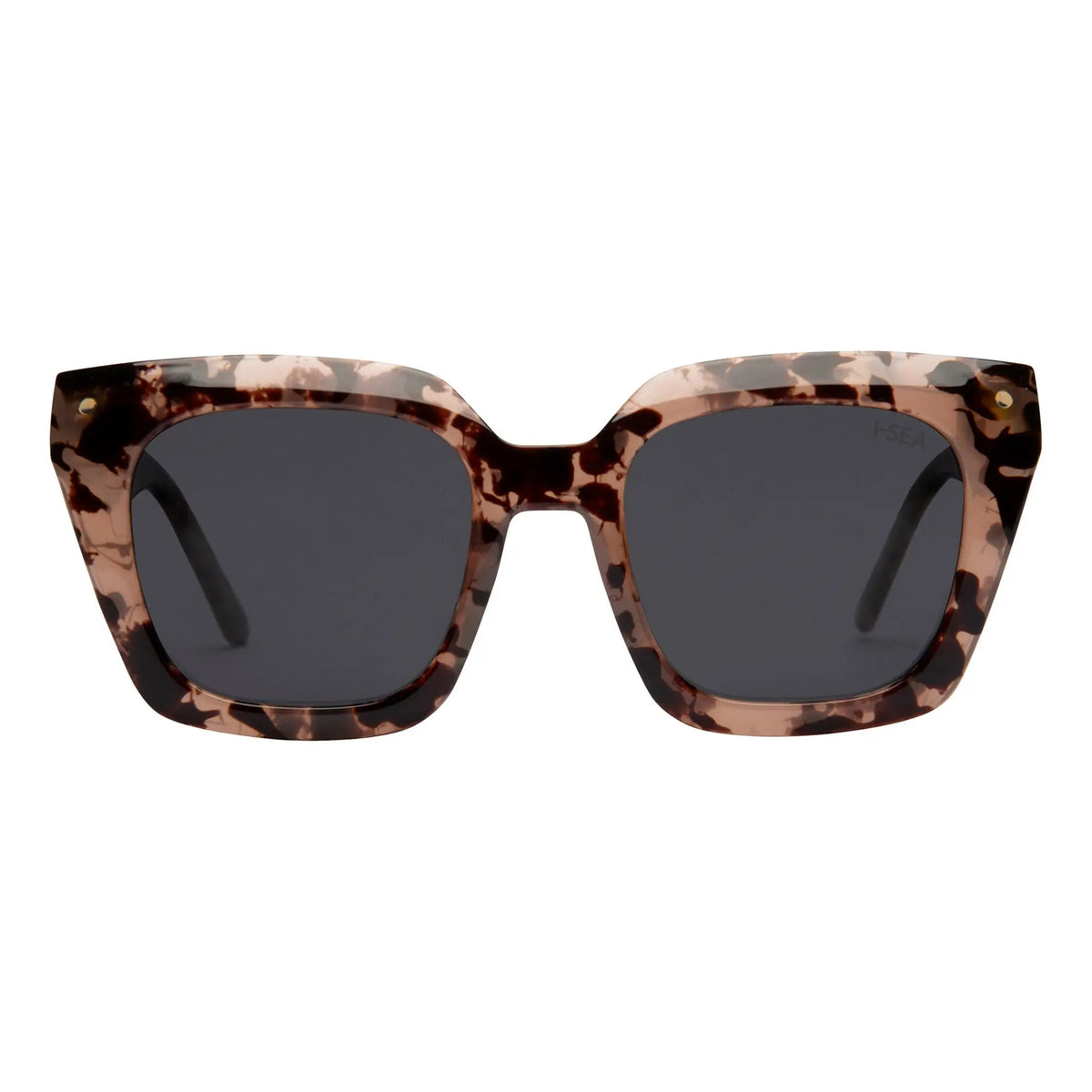 I-SEA - Lunettes de soleil - Retro Frame WIS01JEM Blonde Tort Smoke Polarized - photo 1