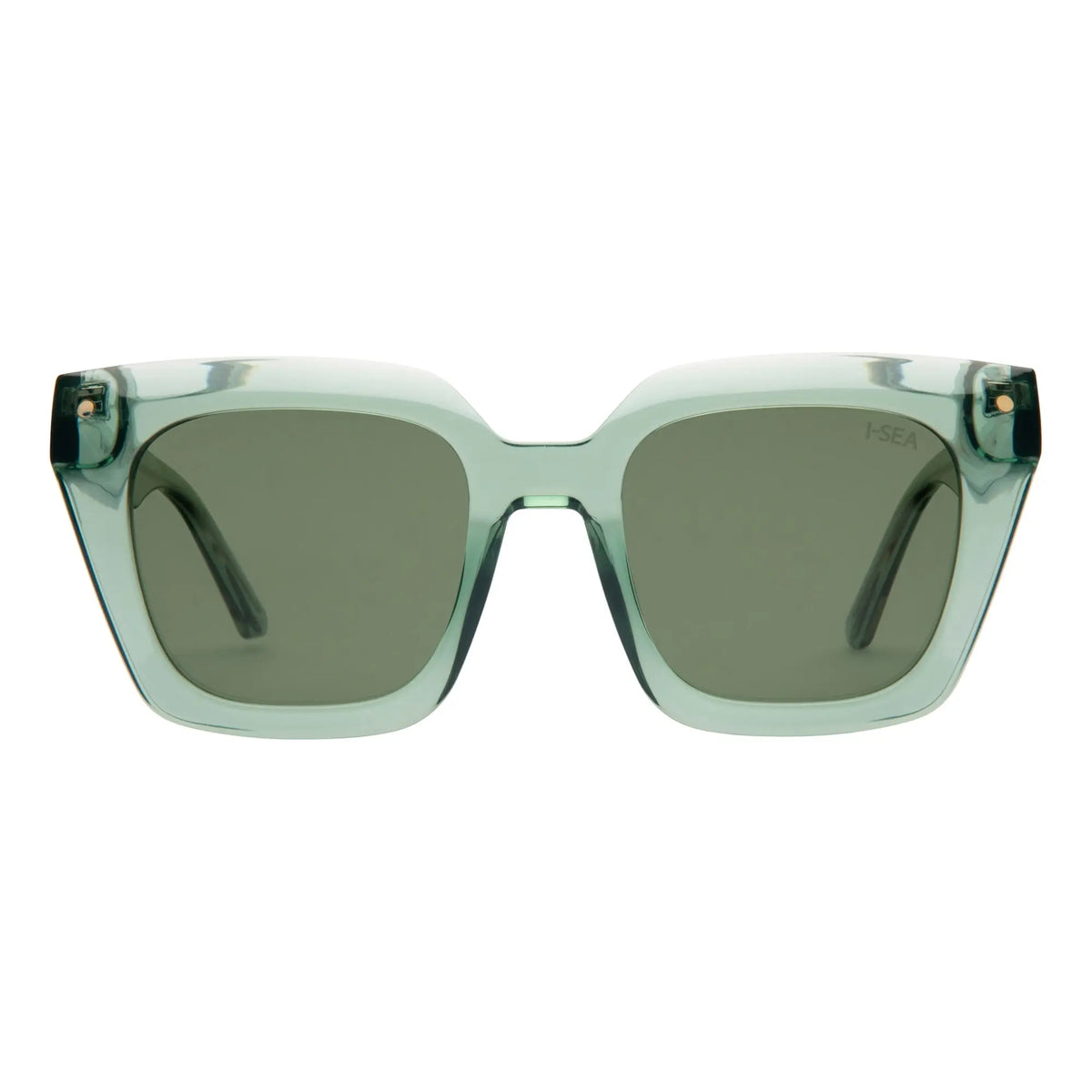 I-SEA - Lunettes de soleil - Retro Frame WIS01JEM LEG-Leaf Green - photo 1