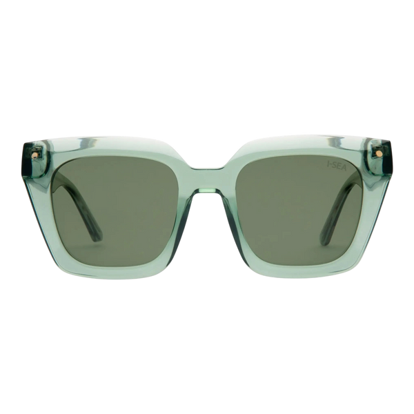 I-SEA - Lunettes de soleil - Retro Frame WIS01JEM LEG-Leaf Green Polarized