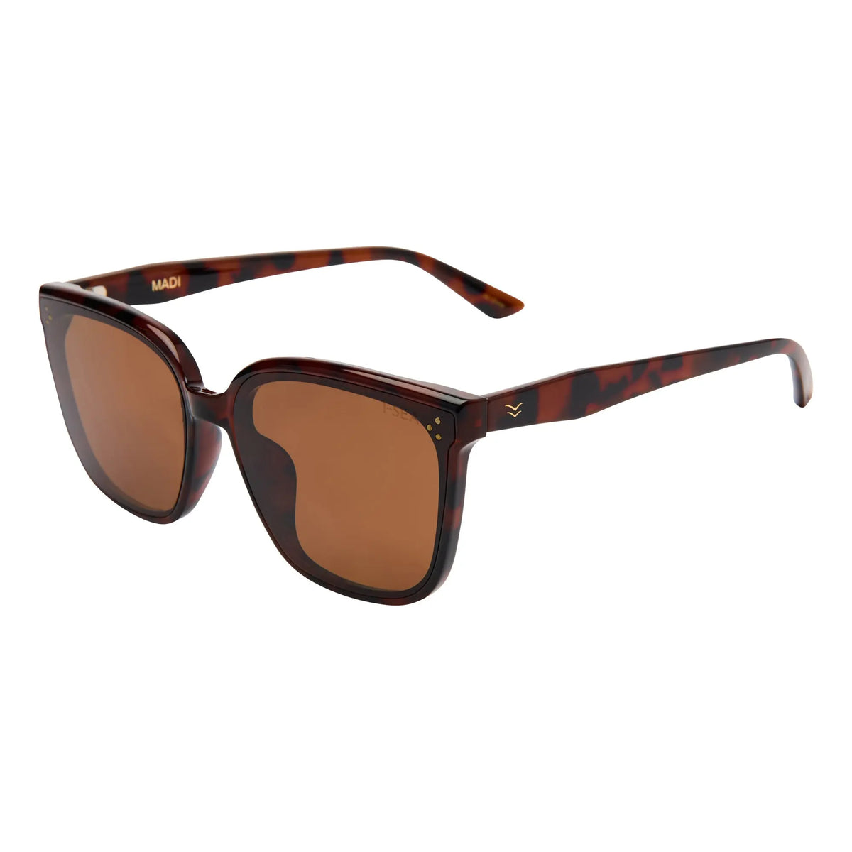 I-SEA - Lunettes de soleil - Fashion Frame WIS03MAD Tort Brown Polarized - photo 2
