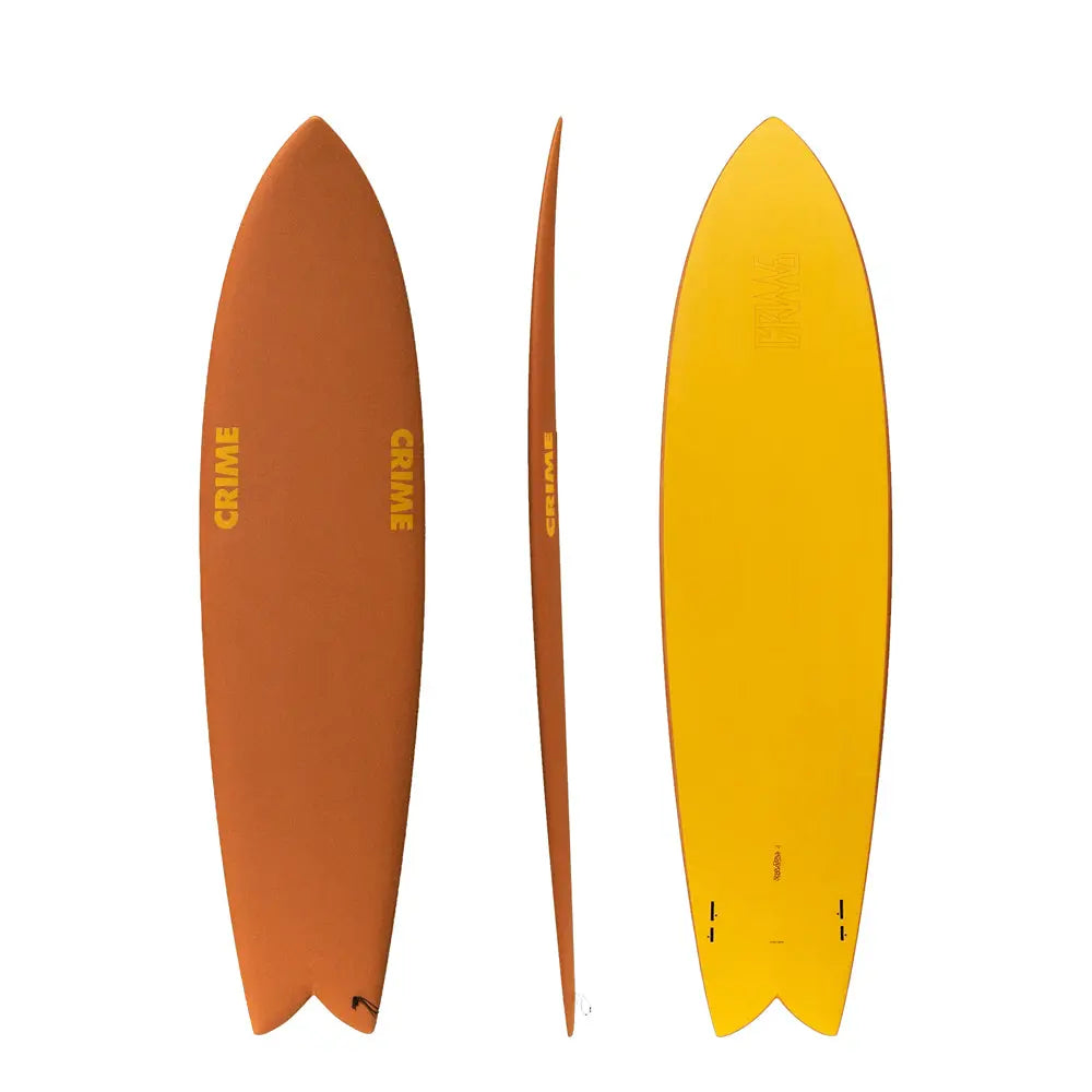 Crime surfboards - Long fish Keel - 8'5" Rust - photo 1
