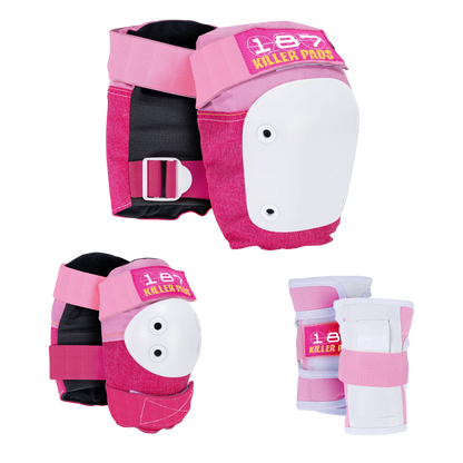 187 killer pads - Genouillères - Pack Junior Rose - photo 1
