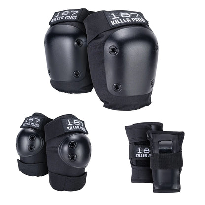 187 killer pads - Genouillères - Pack Junior noir - photo 1