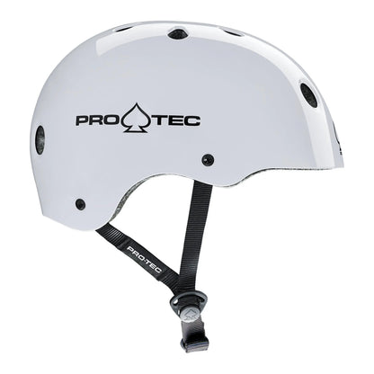 Pro tech - Casques de skate - Old School Cert Gloss blanc - photo 2