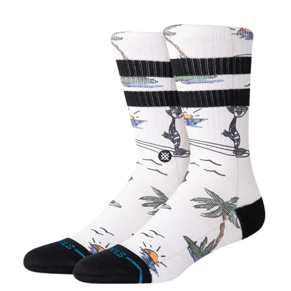 Stance - Chaussettes - Kool Katz Surf Crew blanc - photo 1