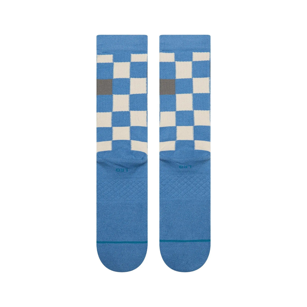 Stance - Chaussettes - Chef Check Crew bleu - photo 3
