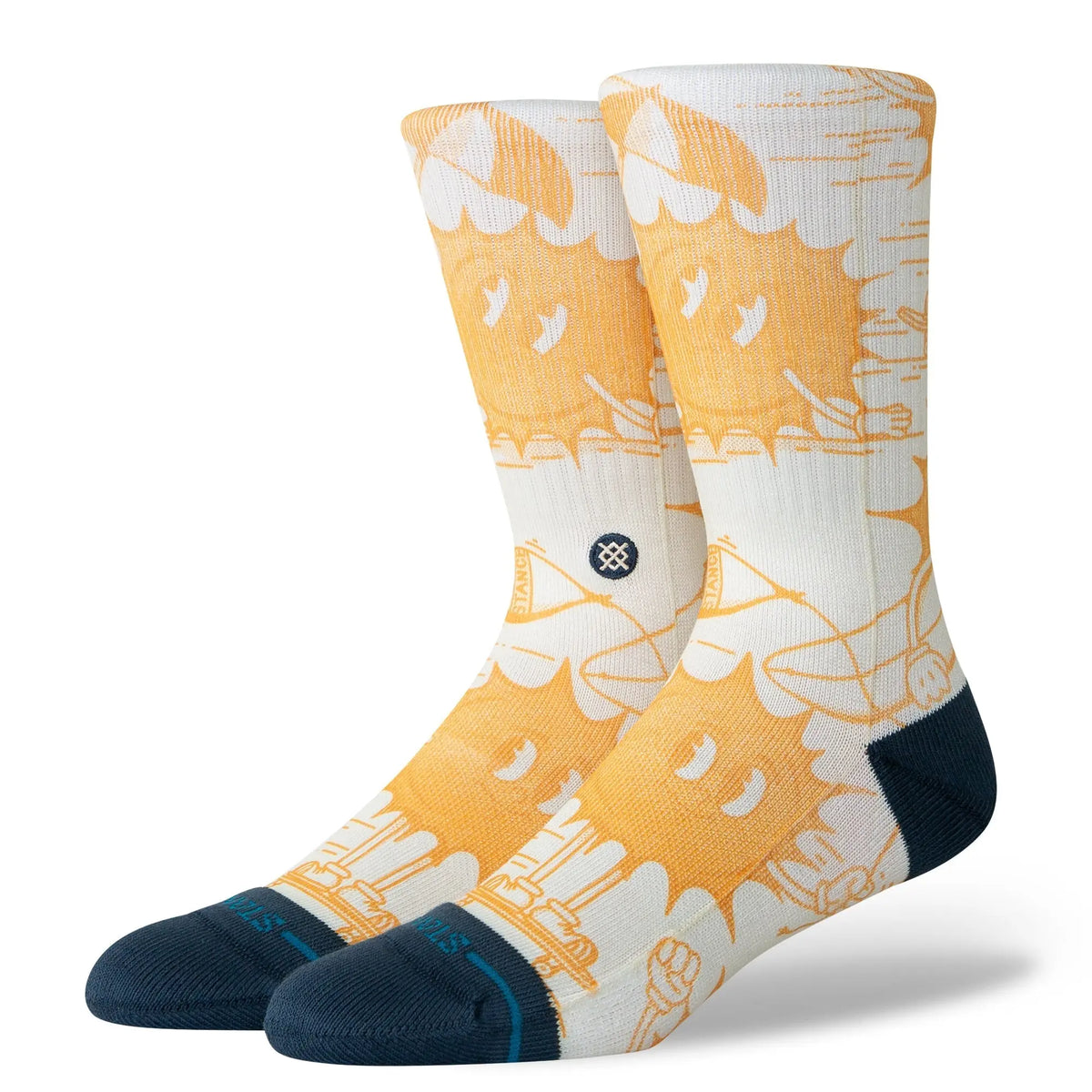 Stance - Chaussettes - Sonnys Crew jaune - photo 1