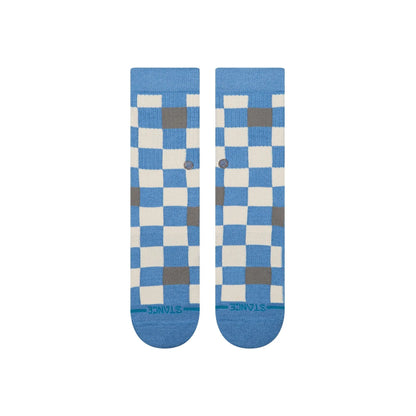 Stance - Chaussettes - Kids Chef Check bleu - photo 2