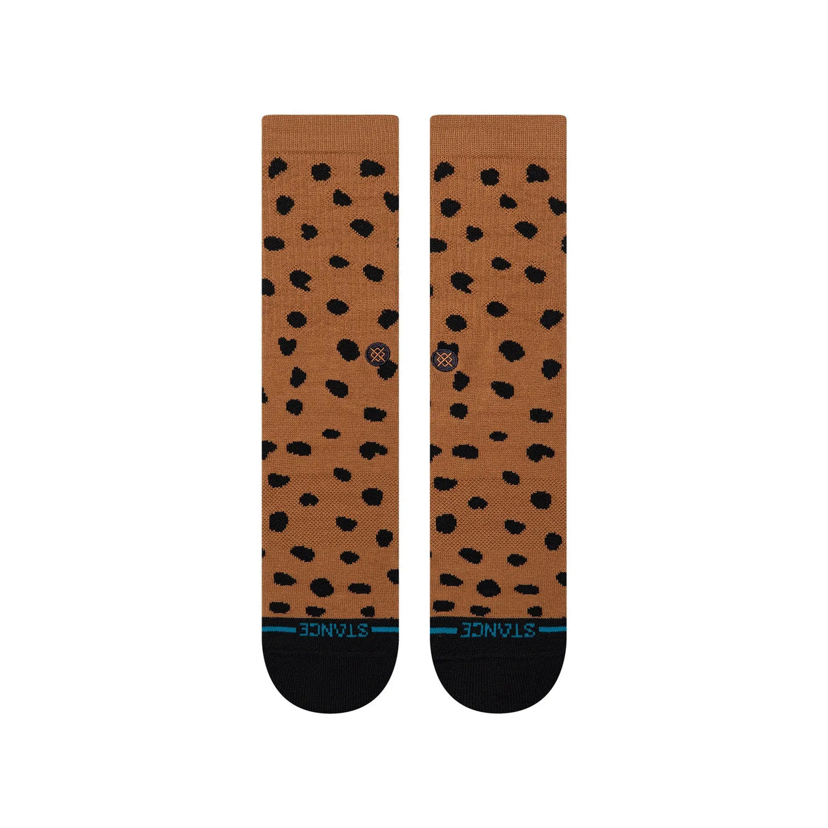 Stance - Chaussettes - Leopard Crew marron - photo 2