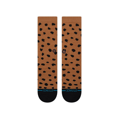 Stance - Chaussettes - Leopard Crew marron - photo 2